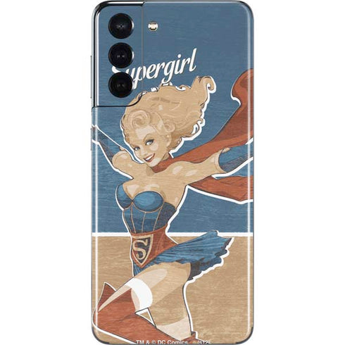 DC Comics Bombshells Supergirl Galaxy S21 5G Skin