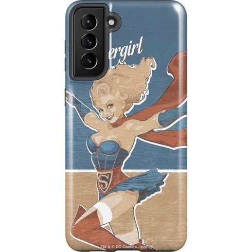 DC Comics Bombshells Supergirl Galaxy S21 FE Pro Case