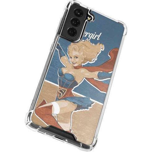 DC Comics Bombshells Supergirl Galaxy S22 Plus Clear Case