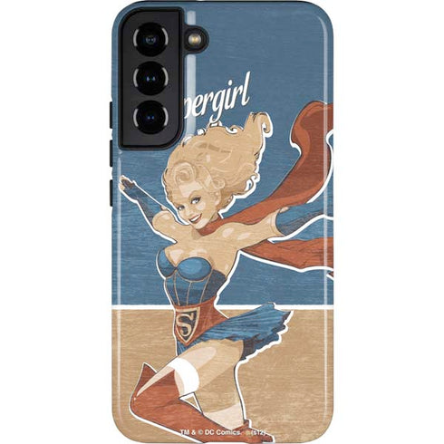 DC Comics Bombshells Supergirl Galaxy S22 Plus Pro Case