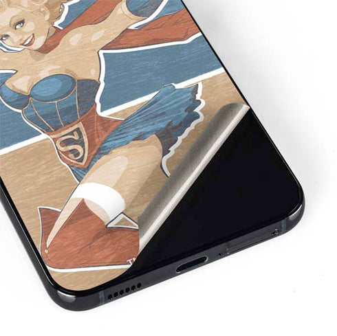 DC Comics Bombshells Supergirl Galaxy S22 Plus Skin