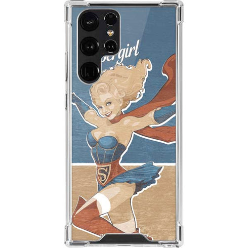 DC Comics Bombshells Supergirl Galaxy S22 Ultra Clear Case