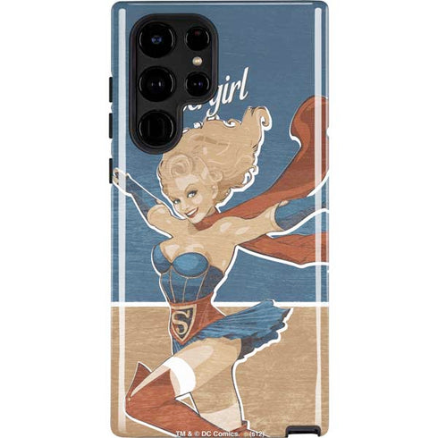 DC Comics Bombshells Supergirl Galaxy S22 Ultra Pro Case