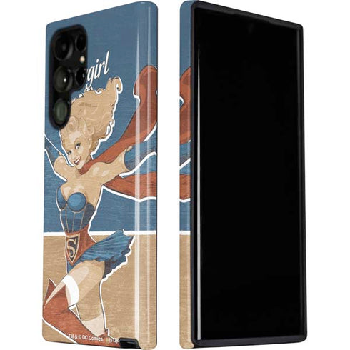 DC Comics Bombshells Supergirl Galaxy S22 Ultra Pro Case