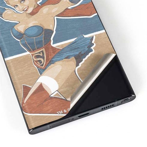 DC Comics Bombshells Supergirl Galaxy S22 Ultra Skin