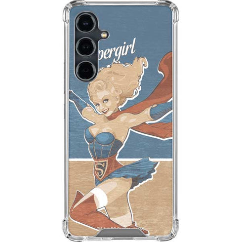 DC Comics Bombshells Supergirl Galaxy S23 FE Clear Case