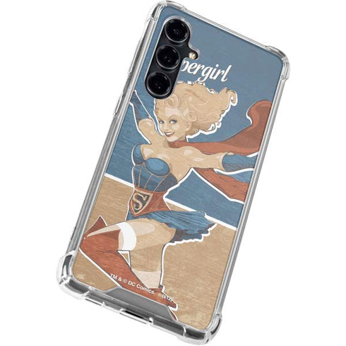 DC Comics Bombshells Supergirl Galaxy S23 FE Clear Case