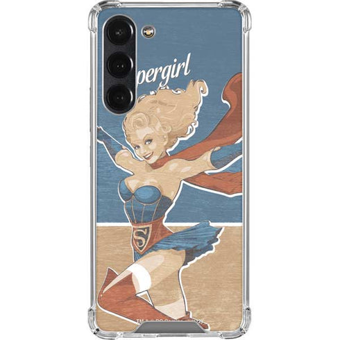 DC Comics Bombshells Supergirl Galaxy S23 Plus Clear Case