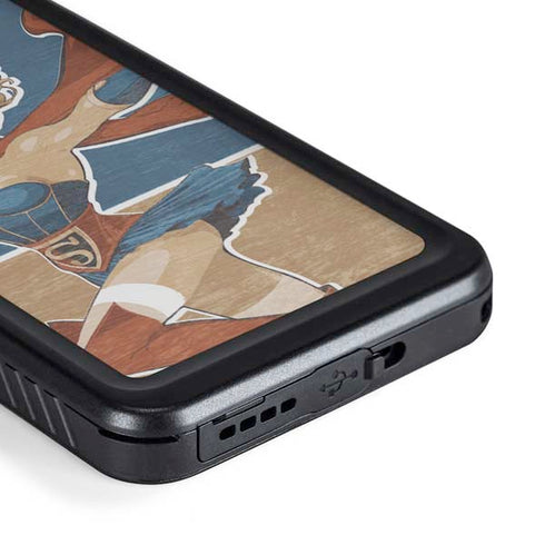 DC Comics Bombshells Supergirl Galaxy S23 Plus Waterproof Case