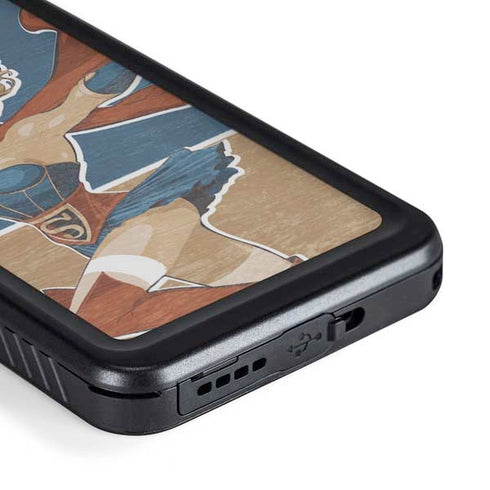 DC Comics Bombshells Supergirl Galaxy S23 Waterproof Case