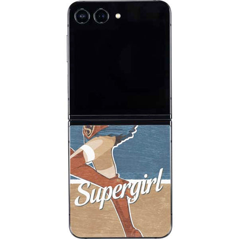 DC Comics Bombshells Supergirl Galaxy Z Flip5 5G Skin