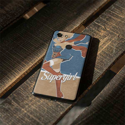 DC Comics Bombshells Supergirl Google Pixel 3 XL Skin