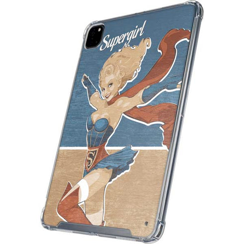 DC Comics Bombshells Supergirl iPad Pro 12.9in (2020) Clear Case