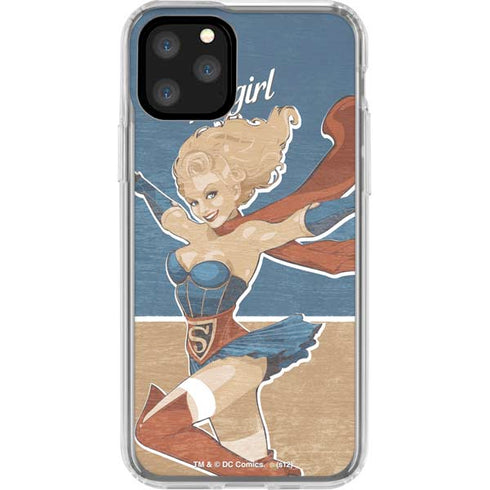 DC Comics Bombshells Supergirl iPhone 11 Pro Clear Case