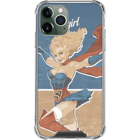 DC Comics Bombshells Supergirl iPhone 11 Pro Max Clear Case
