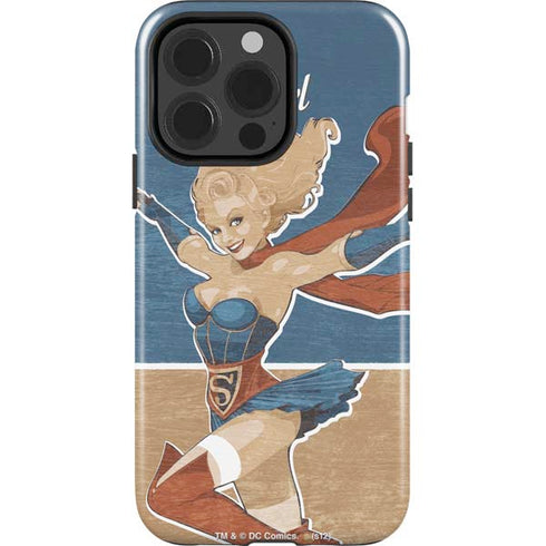 DC Comics Bombshells Supergirl iPhone 13 Pro Impact Case