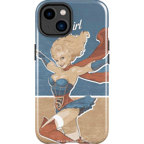 DC Comics Bombshells Supergirl iPhone 15 Plus Impact Case