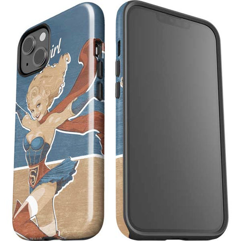 DC Comics Bombshells Supergirl iPhone 14 Plus Impact Case