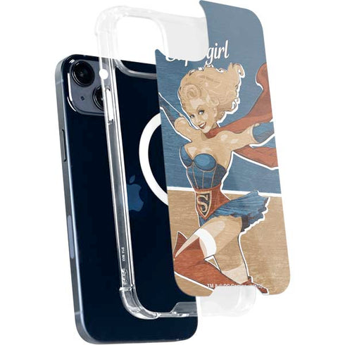 DC Comics Bombshells Supergirl iPhone 14 Plus MagSafe Case