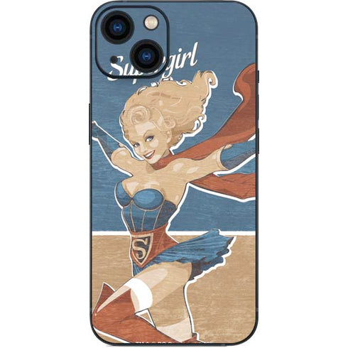 DC Comics Bombshells Supergirl iPhone 15 Plus Skin