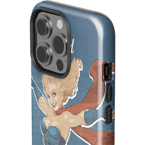DC Comics Bombshells Supergirl iPhone 14 Pro Impact Case