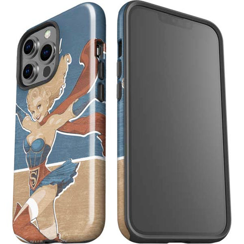 DC Comics Bombshells Supergirl iPhone 14 Pro Impact Case