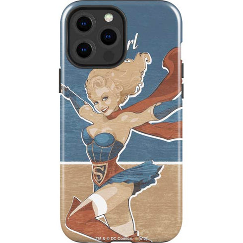 DC Comics Bombshells Supergirl iPhone 15 Pro Max Impact Case