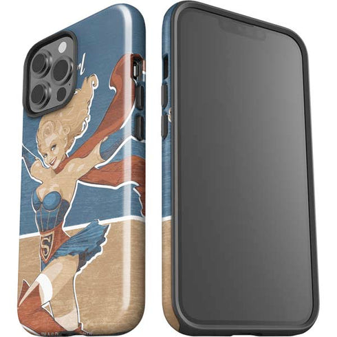 DC Comics Bombshells Supergirl iPhone 15 Pro Max Impact Case