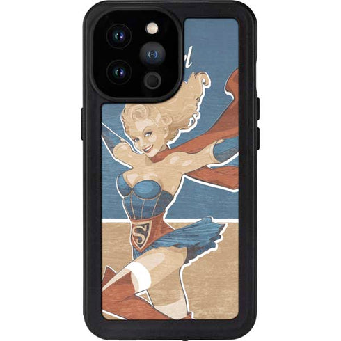 DC Comics Bombshells Supergirl iPhone 14 Pro Max Waterproof Case
