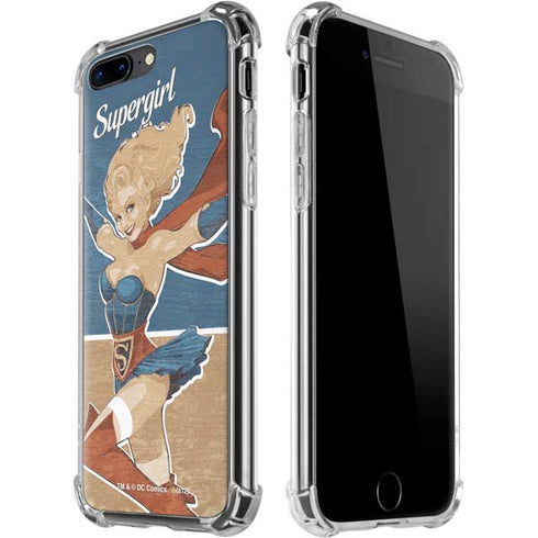 DC Comics Bombshells Supergirl iPhone 7/8 Plus Clear Case