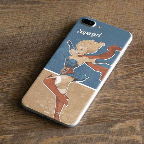 DC Comics Bombshells Supergirl iPhone 8 Plus Skin
