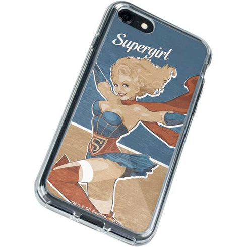 DC Comics Bombshells Supergirl iPhone SE (2nd & 3rd Gen) Clear Case