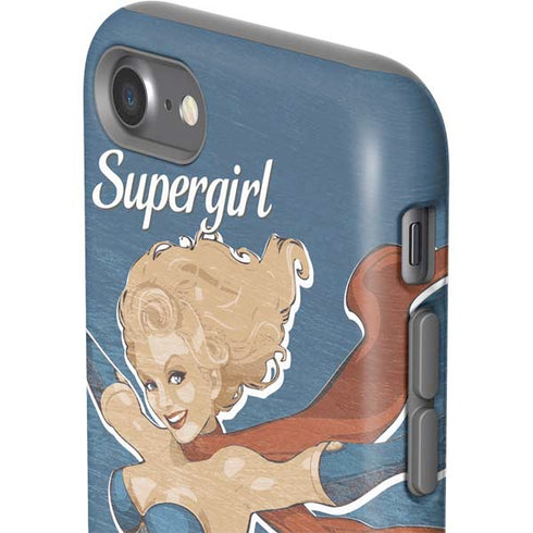 DC Comics Bombshells Supergirl iPhone SE (2nd & 3rd Gen) Pro Case