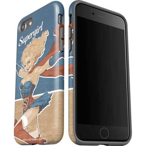 DC Comics Bombshells Supergirl iPhone SE (2nd & 3rd Gen) Pro Case