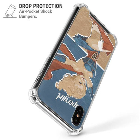 DC Comics Bombshells Supergirl iPhone XS Max Clear Case
