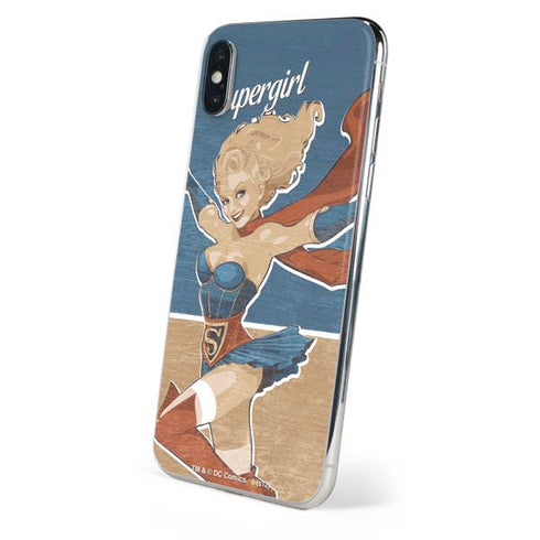 DC Comics Bombshells Supergirl iPhone XS Skin