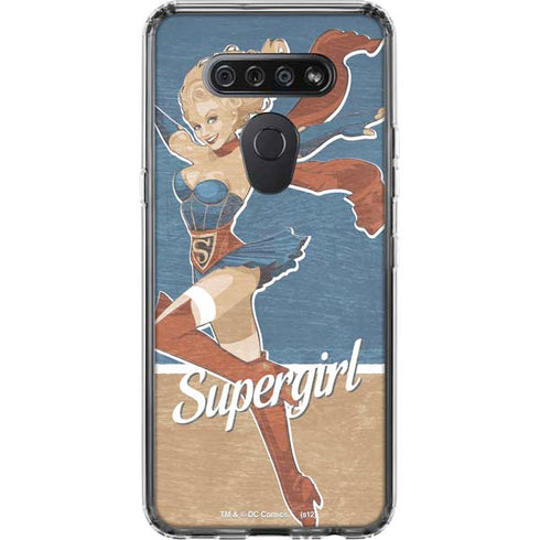DC Comics Bombshells Supergirl LG K51/Q51 Clear Case