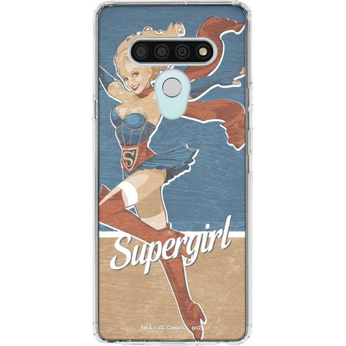 DC Comics Bombshells Supergirl LG Stylo 6 Clear Case
