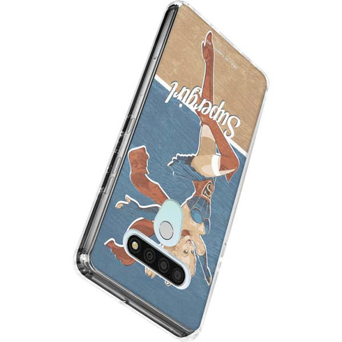 DC Comics Bombshells Supergirl LG Stylo 6 Clear Case