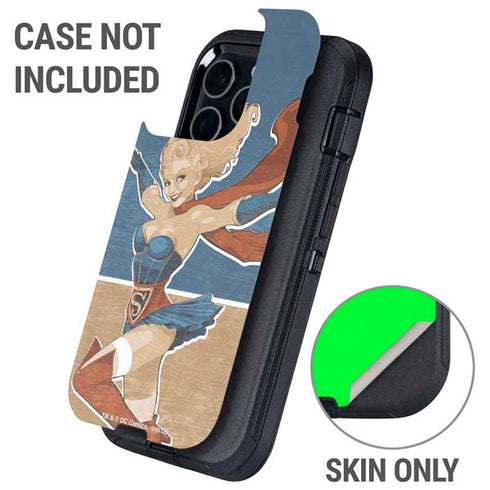 DC Comics Bombshells Supergirl Otterbox Defender iPhone Skin
