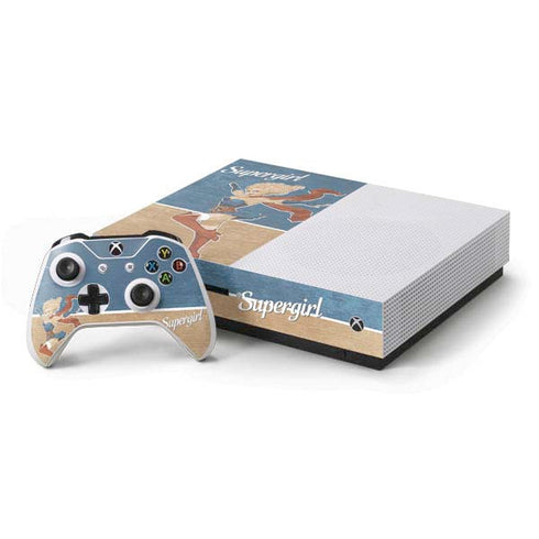 DC Comics Bombshells Supergirl Xbox One S Console and Controller Bundle Skin