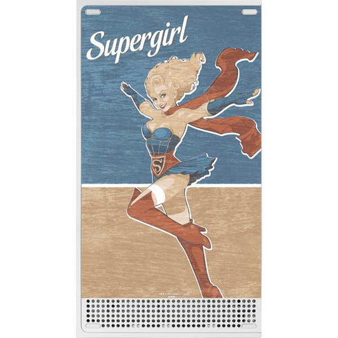 DC Comics Bombshells Supergirl Xbox Series S Console Skin