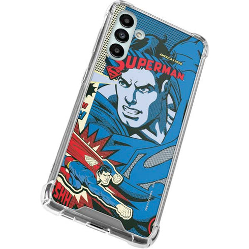 DC Comics Superman America's Hero Galaxy A13 5G Clear Case