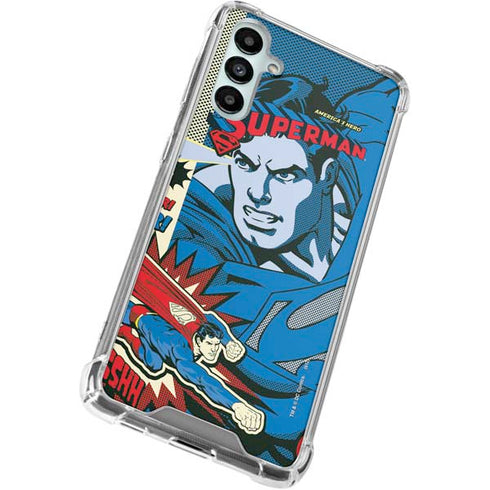 DC Comics Superman America's Hero Galaxy A15 5G Clear Case