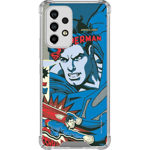 DC Comics Superman America's Hero Galaxy A33 5G Clear Case