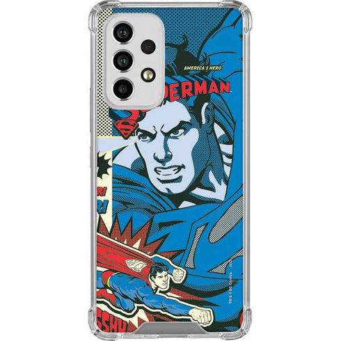 DC Comics Superman America's Hero Galaxy A53 5G Clear Case