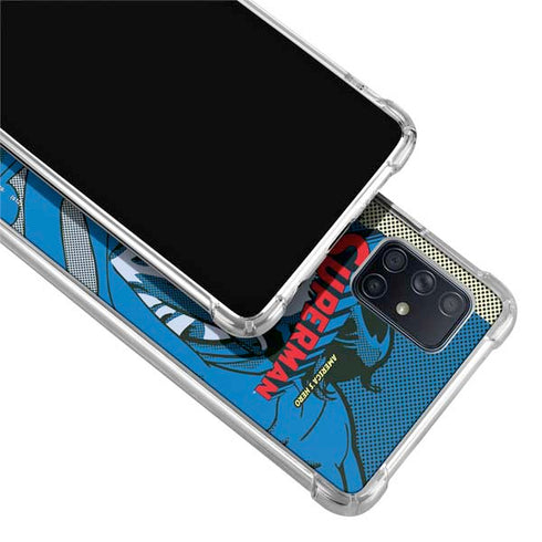 DC Comics Superman America's Hero Galaxy A71 5G Clear Case