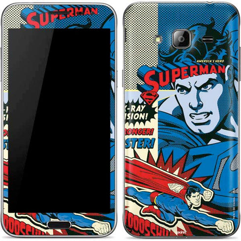 DC Comics Superman America's Hero Galaxy J3 Skin