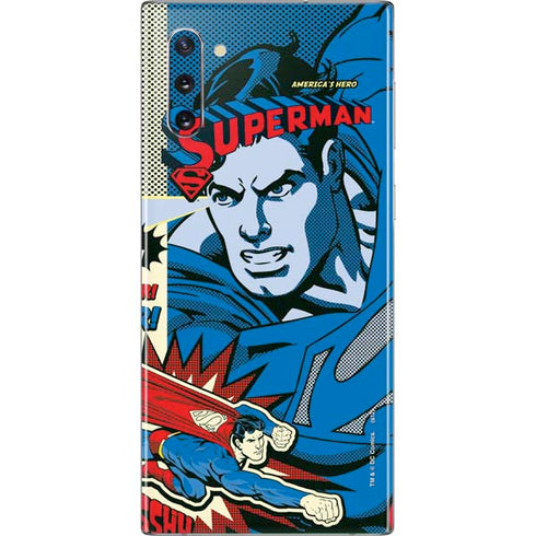 DC Comics Superman America's Hero Galaxy Note 10 Skin
