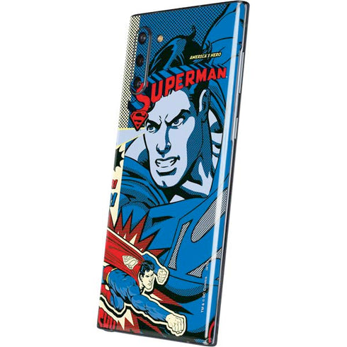 DC Comics Superman America's Hero Galaxy Note 10 Skin